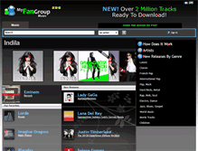 Tablet Screenshot of music.myfangroup.com